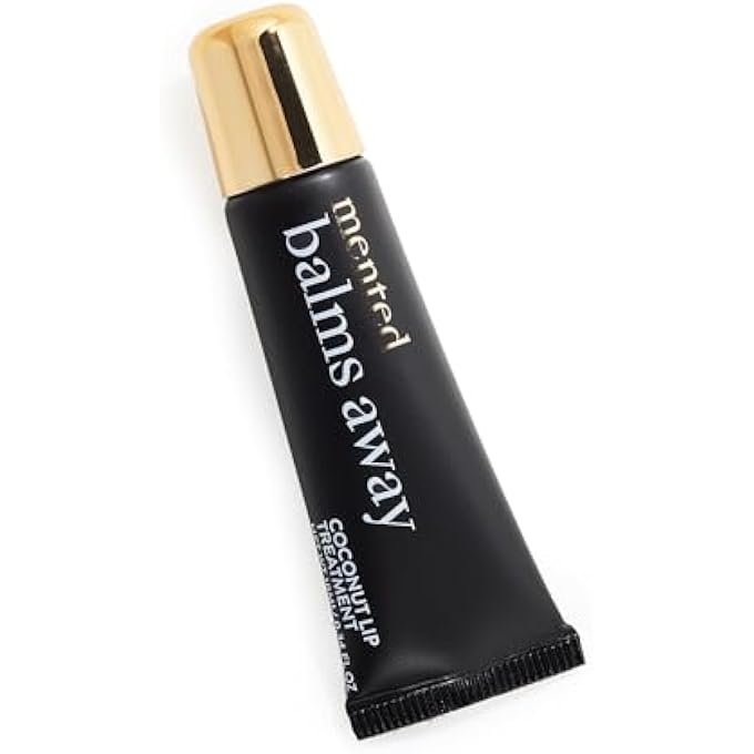 Mented COSMETICS | BALMS AWAY COCONUT LIP TREATMENT | MOISTURIZING LIP BALM THERAPY FOR DRY CRACKED LIPS | LONG LASTING LIP REPAIR | VEGAN. PARABEN-FREE, CRUELTY-FREE LIP CARE - Image 1